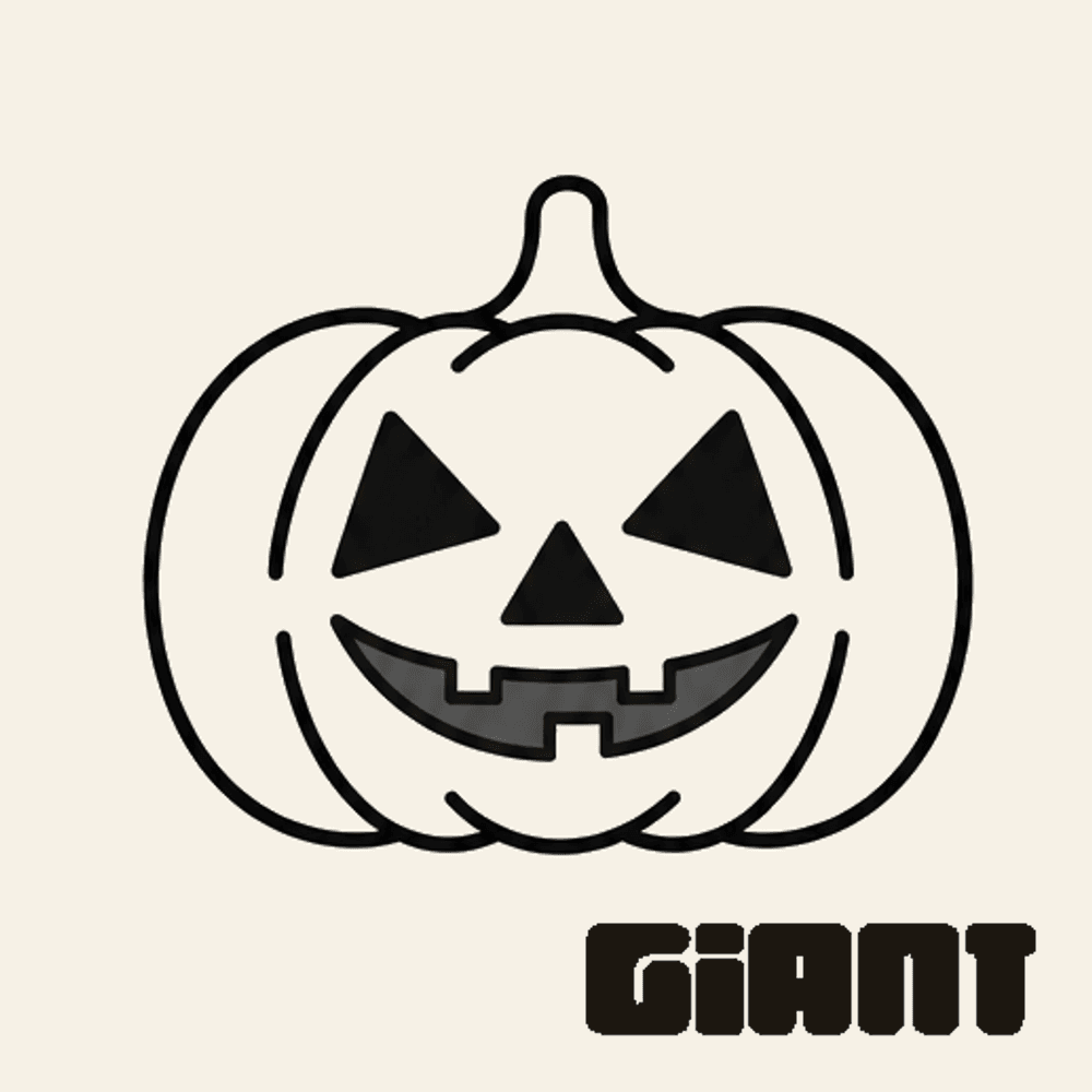 Finished how to draw a pumpkin