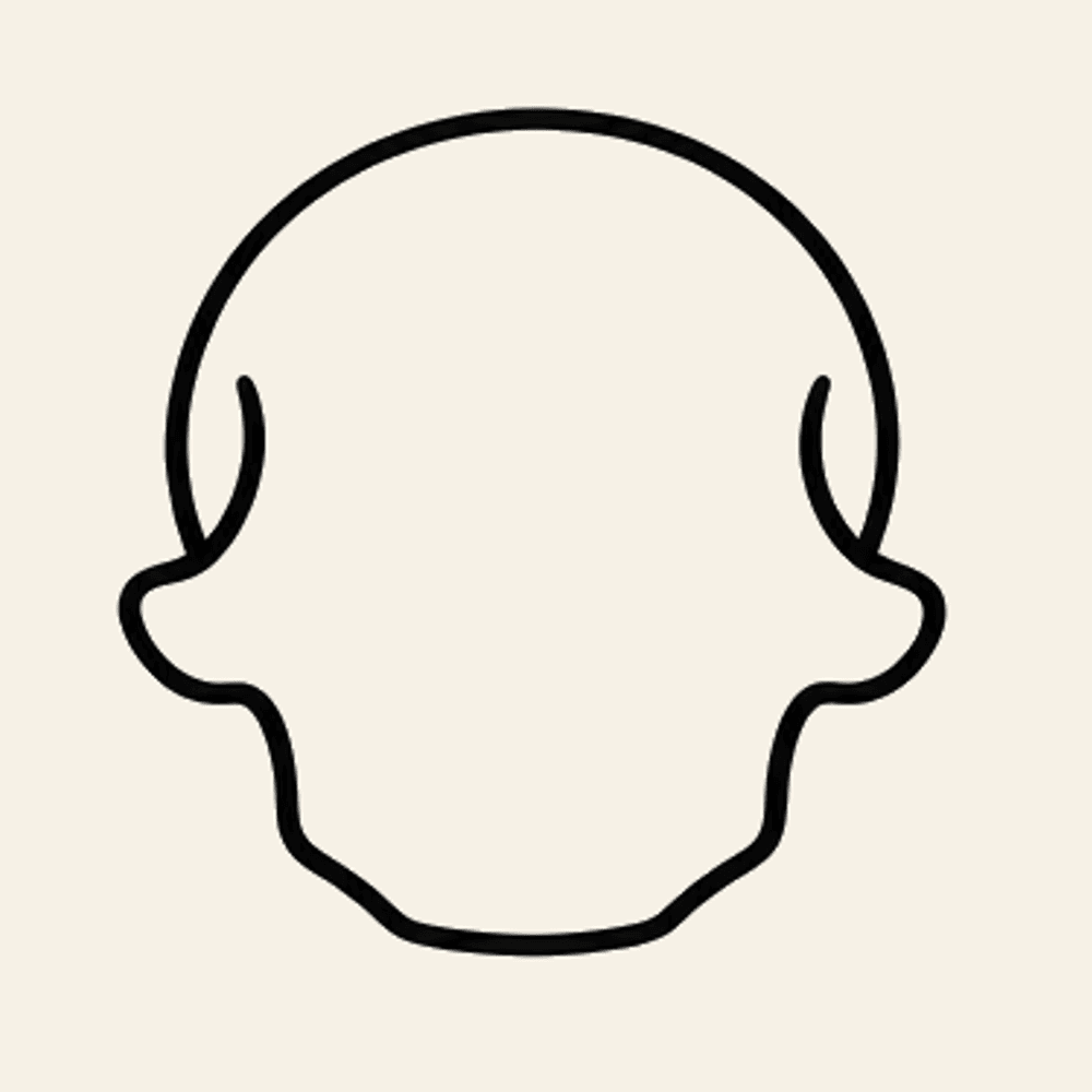 Step 4 of how to draw a skull: Draw the jaw and chin